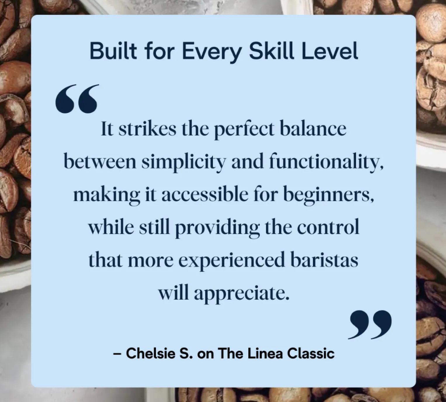 DLG-stacked-b.webp Review text box on De'Longhi product.